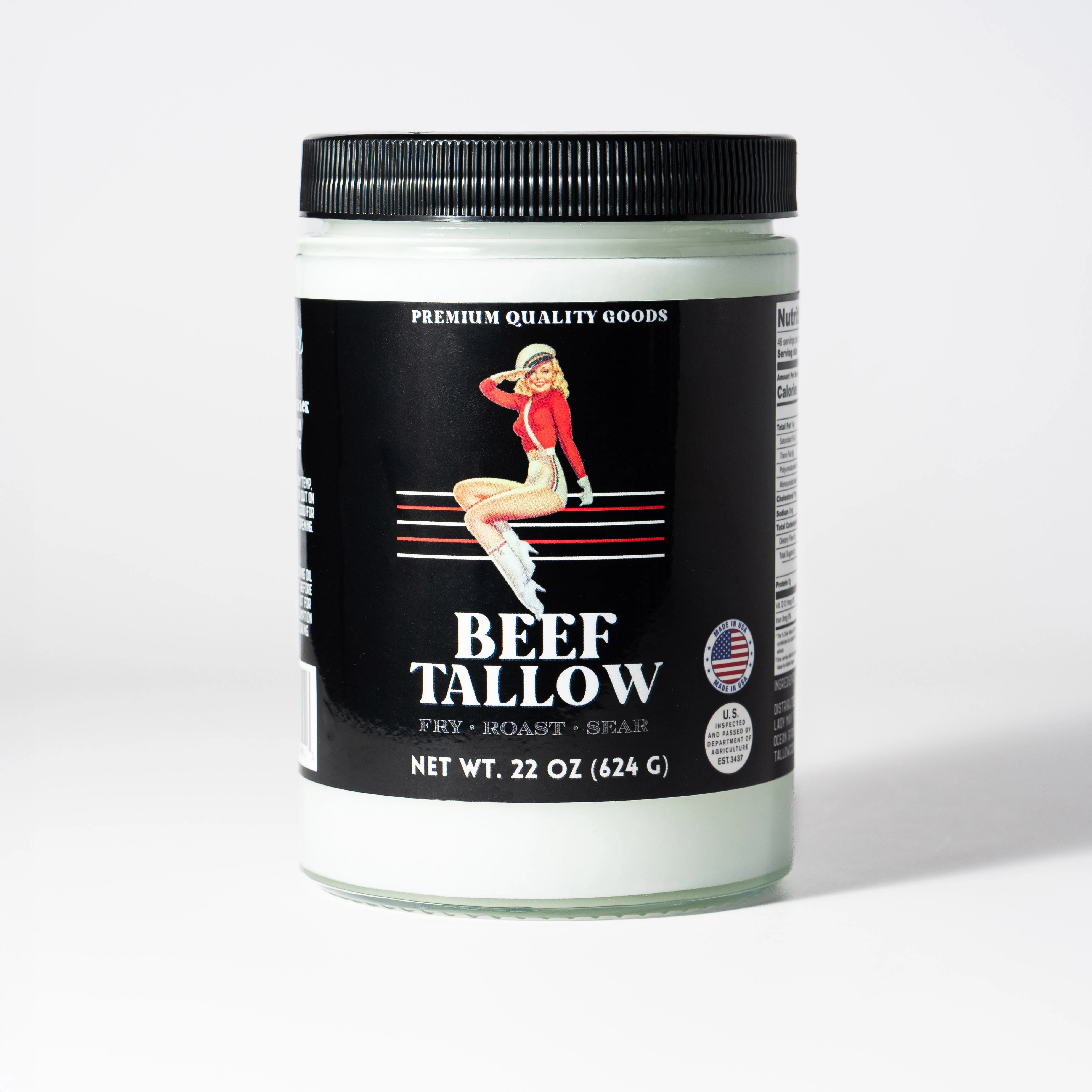 Premium Beef Tallow – 22oz Cooking Fat for Frying, Roasting & Searing