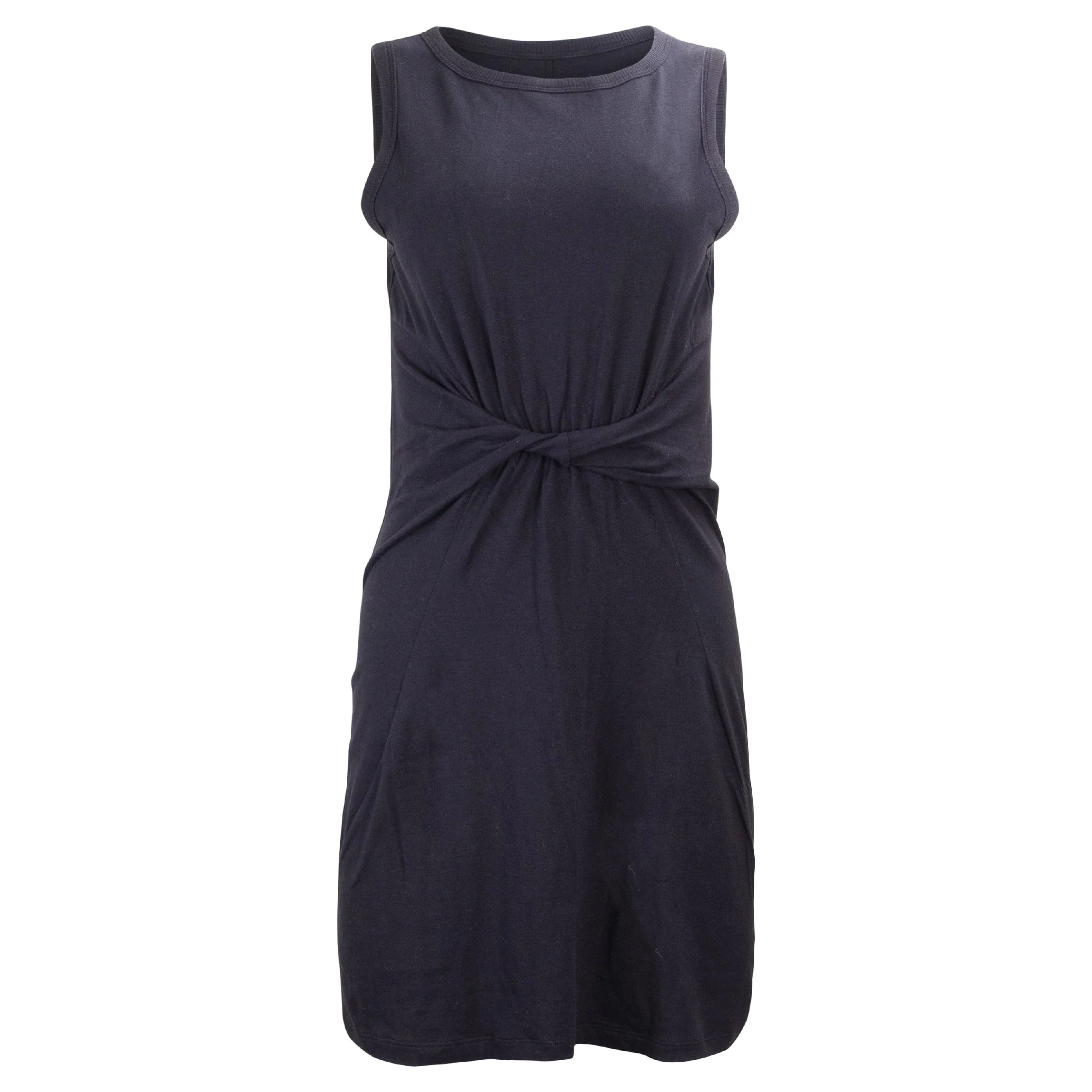 Gigi Organic Cotton Twist Dress – Black