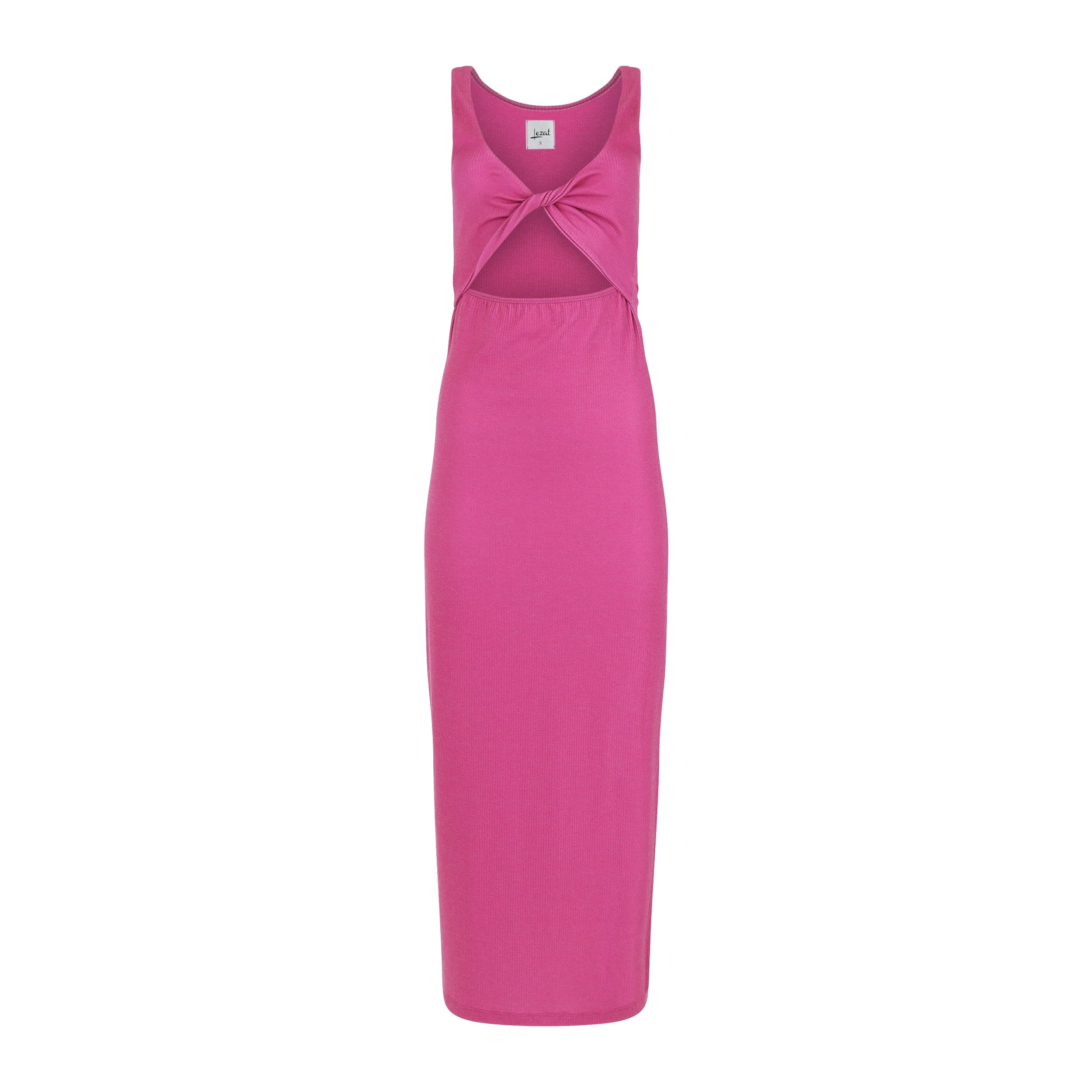 Krista Twist Dress – Pink Aster