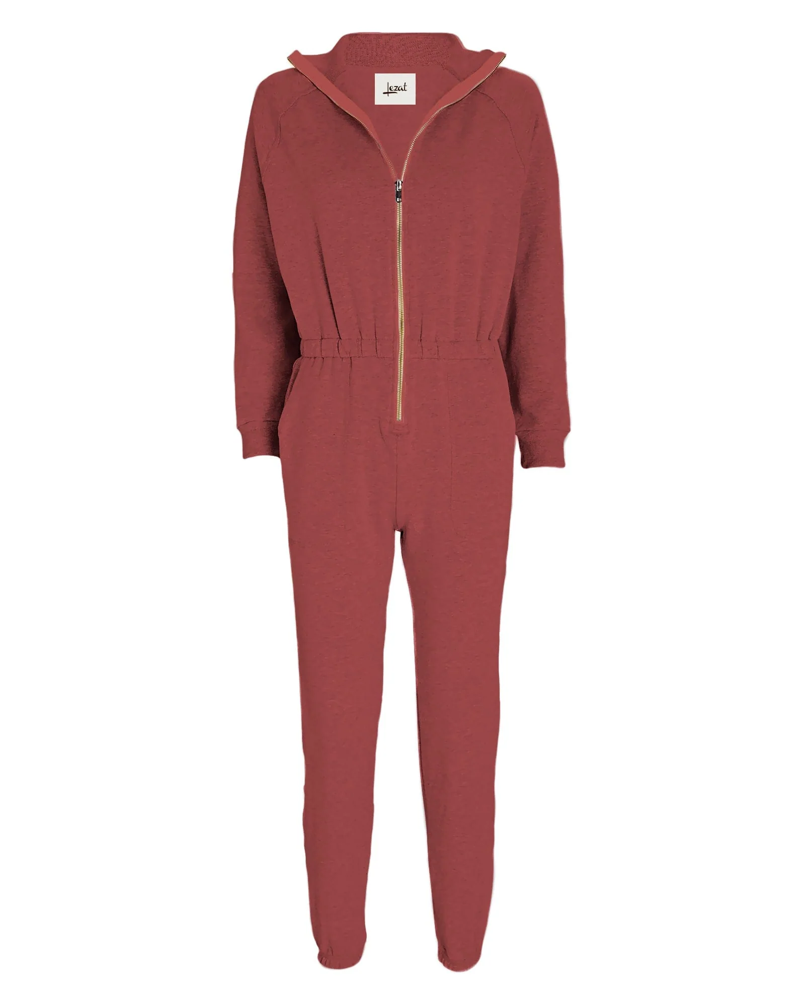 Restore Soft Terry Jumpsuit – Marsala