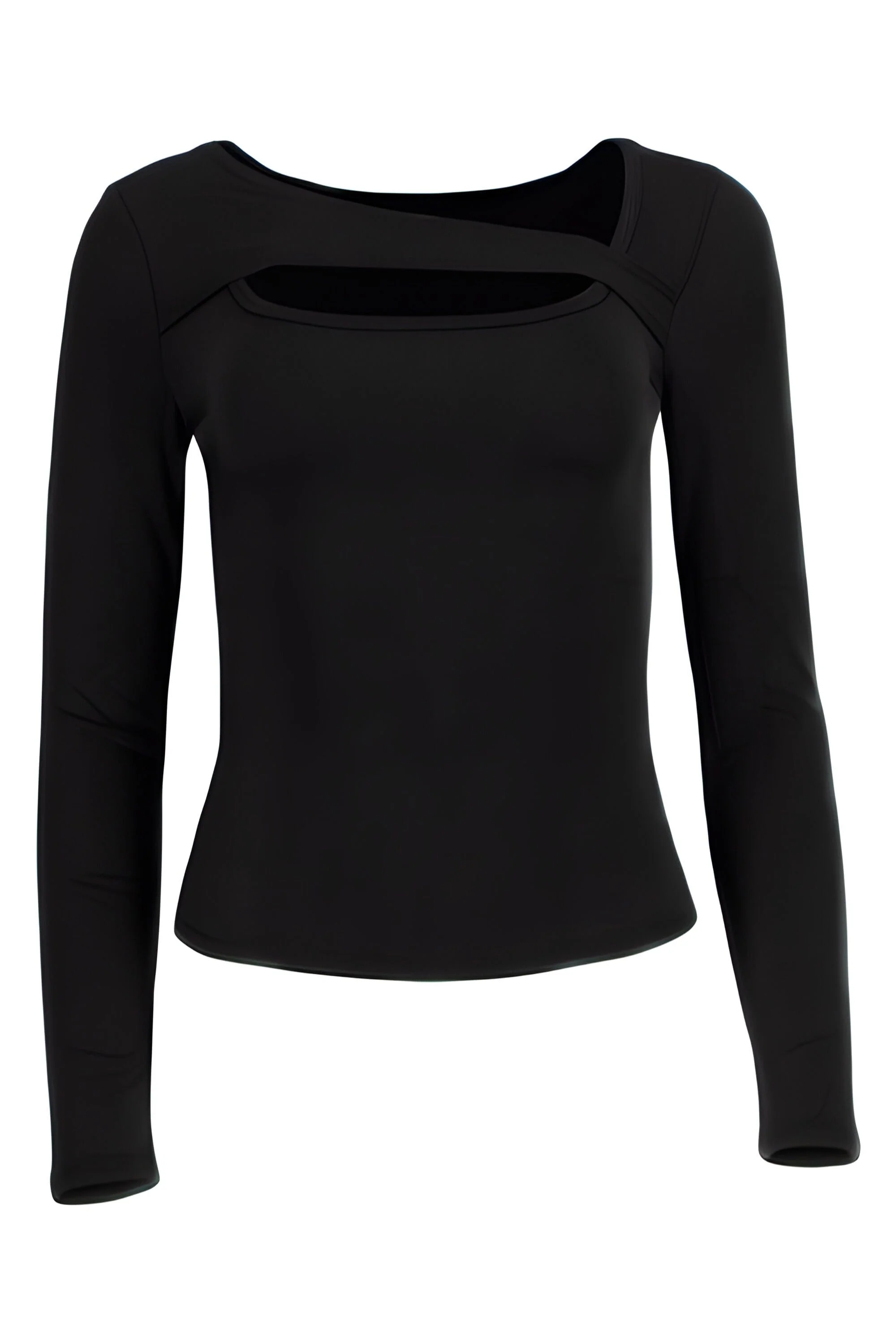 Paige Cotton Long Sleeve Cutout Top