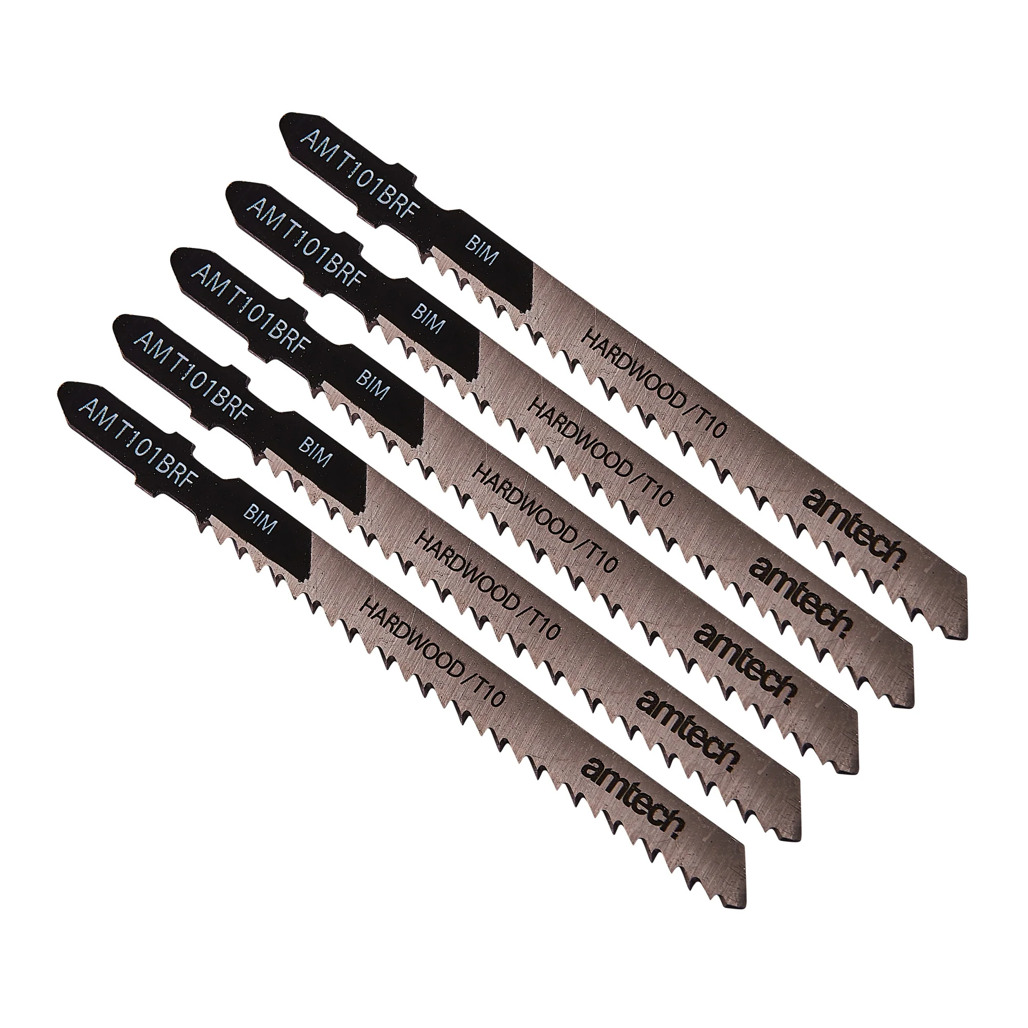 5 Piece Reverse Cut Wood Jigsaw Blade Set (Amt101Brf)