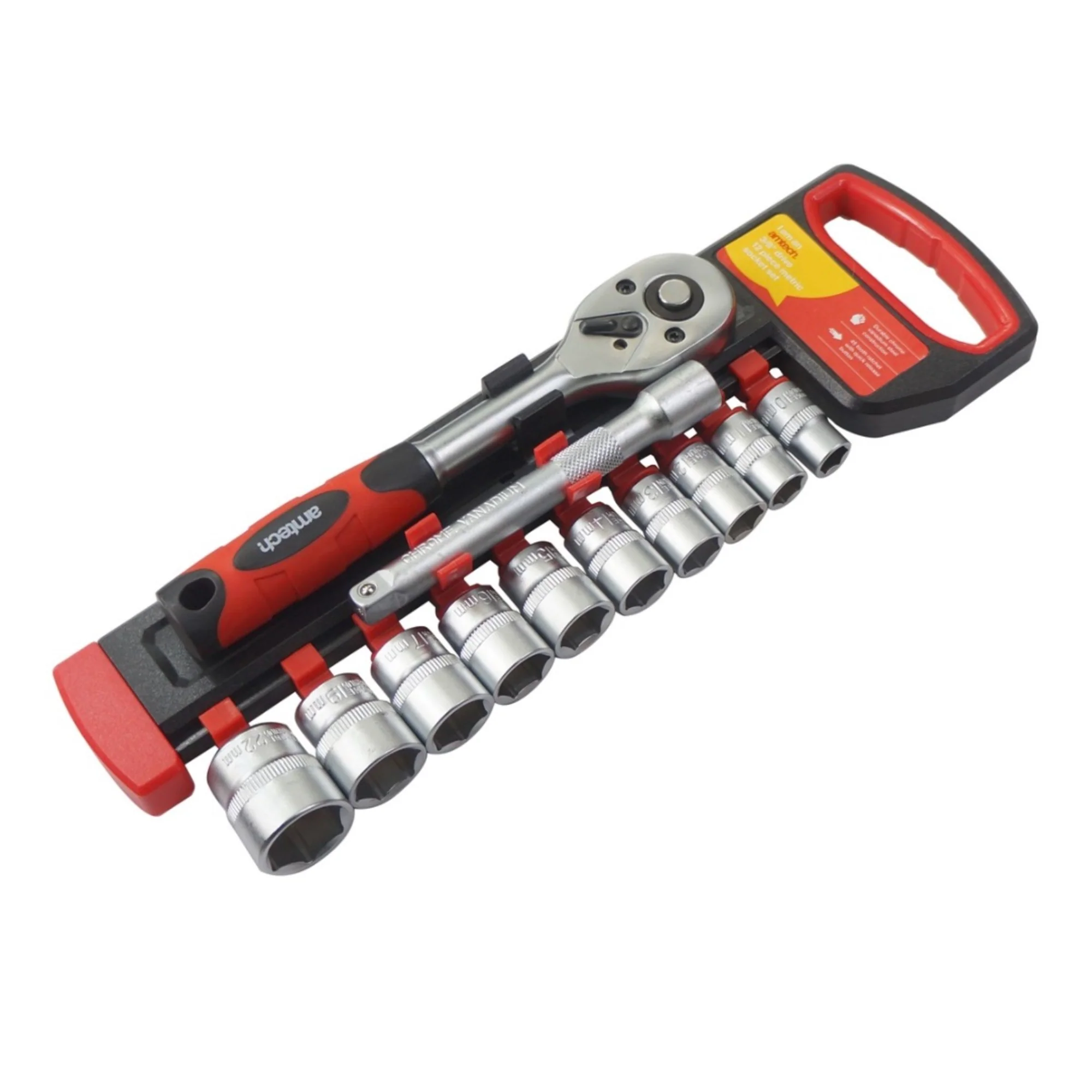 3/8″ Drive 12pc Metric Socket Set