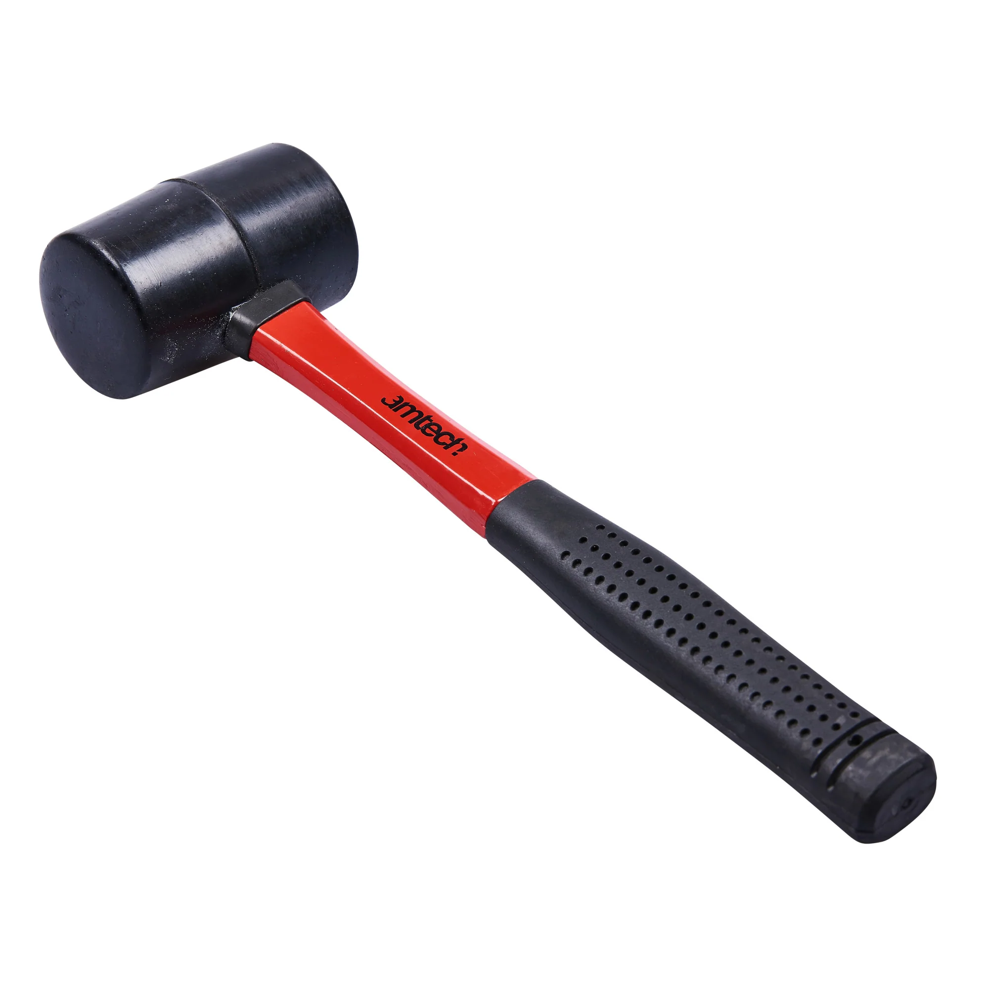8Oz (225G) Black Rubber Mallet With Fibreglass Shaft