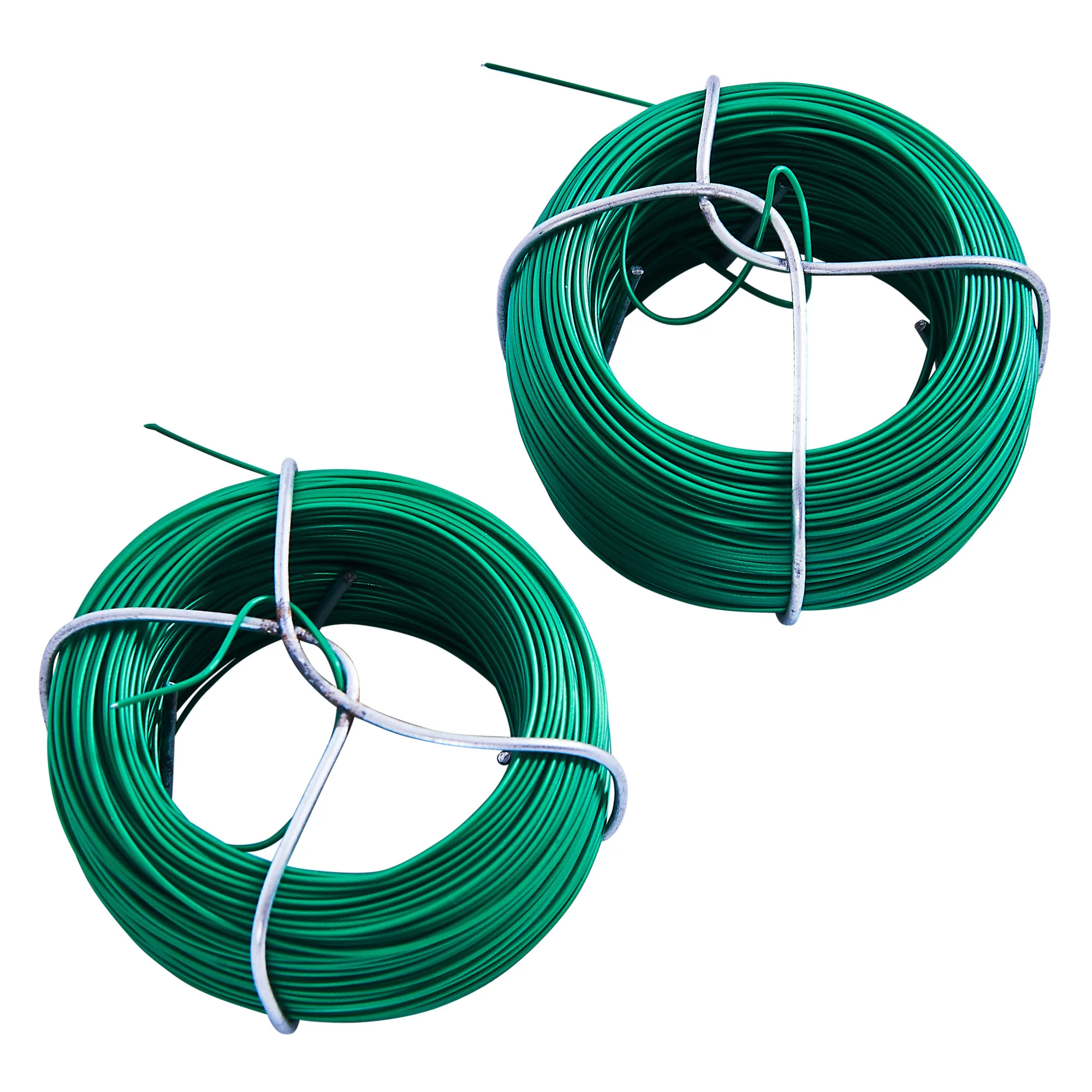 2 Piece 50M Plastic Coated Garden Wire Set