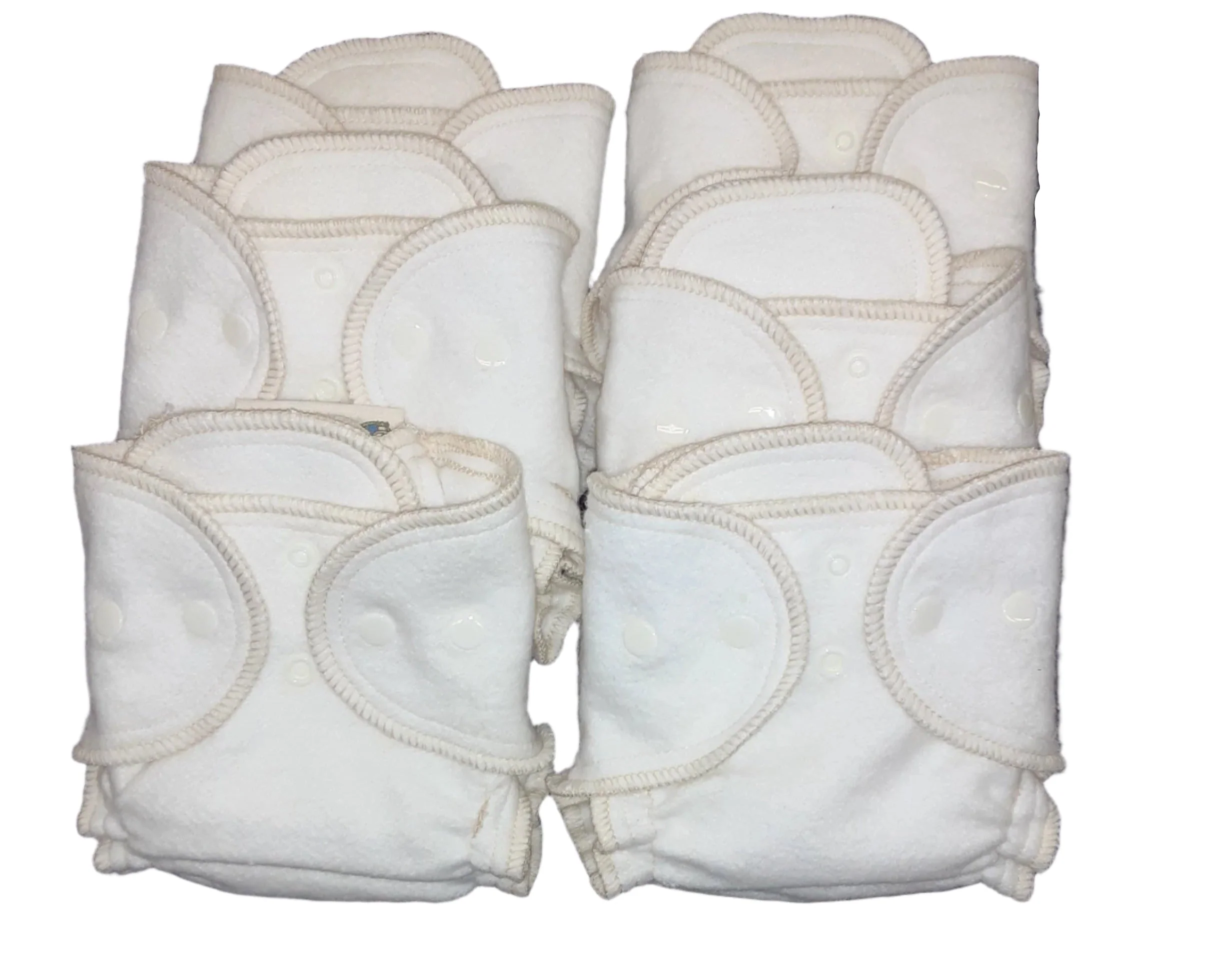 Newborn Hemp/Cotton Diaper Bundle (Pack of 6)