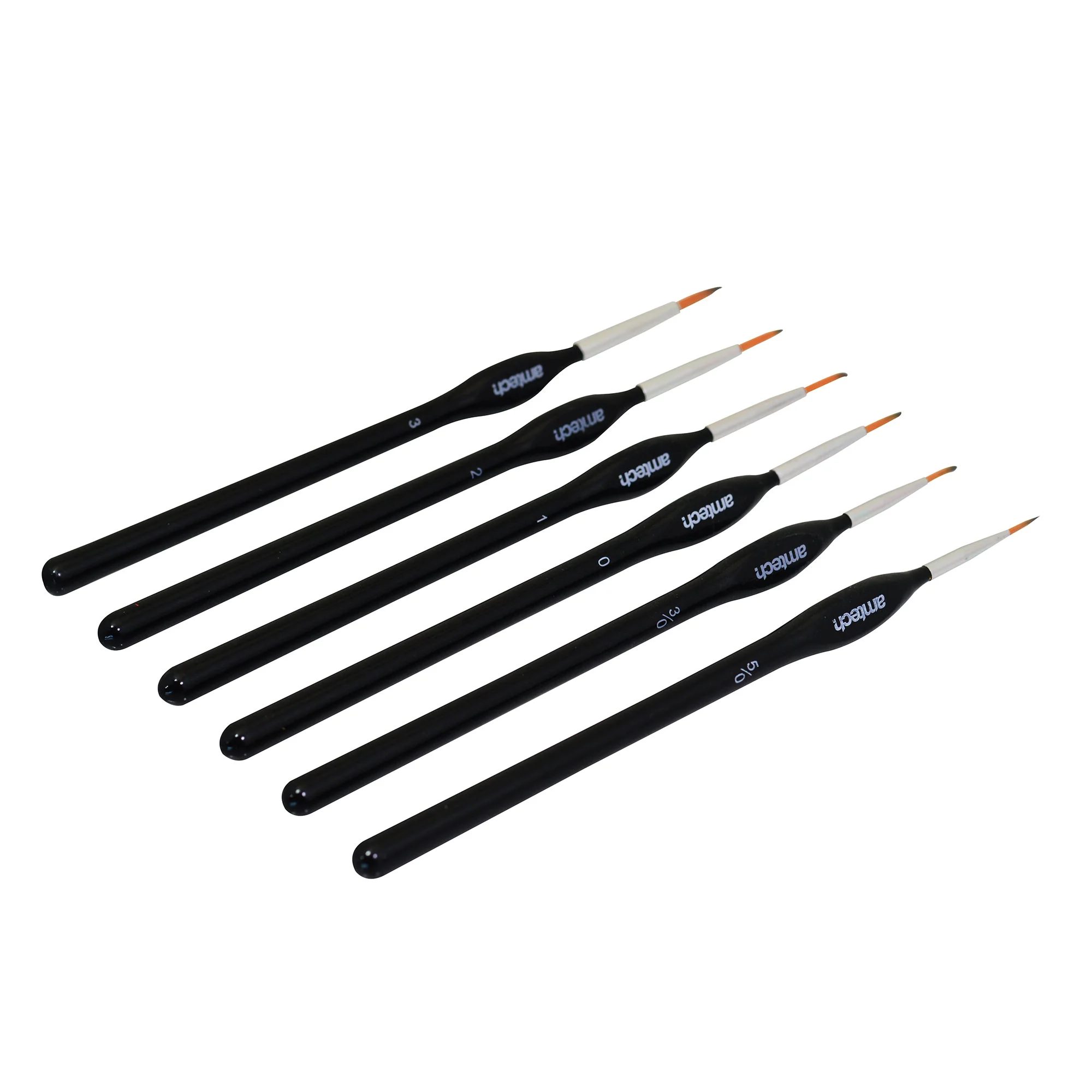 6Pc Fine Detail Paint Brush Set