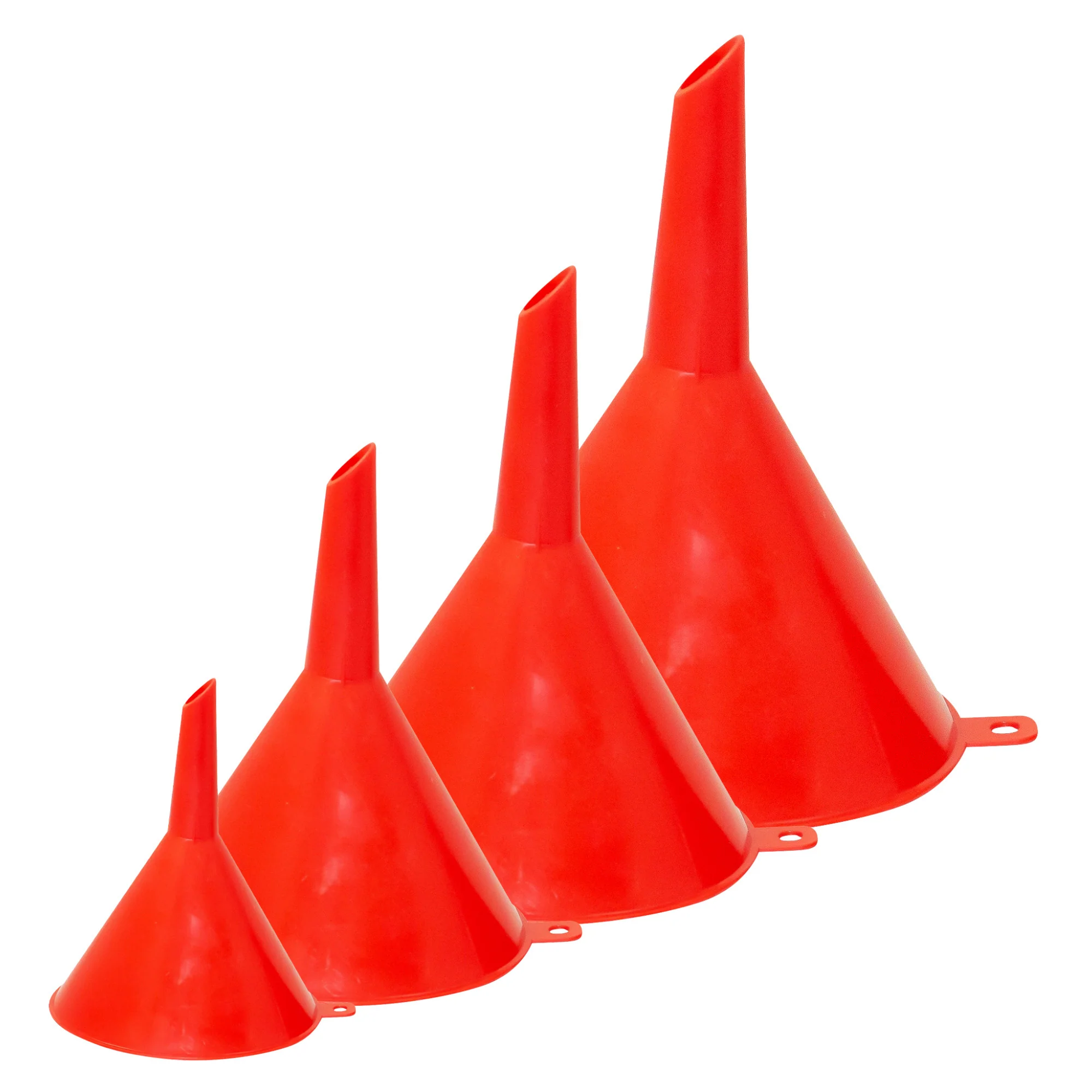 4 Piece Mini Plastic Funnel Set