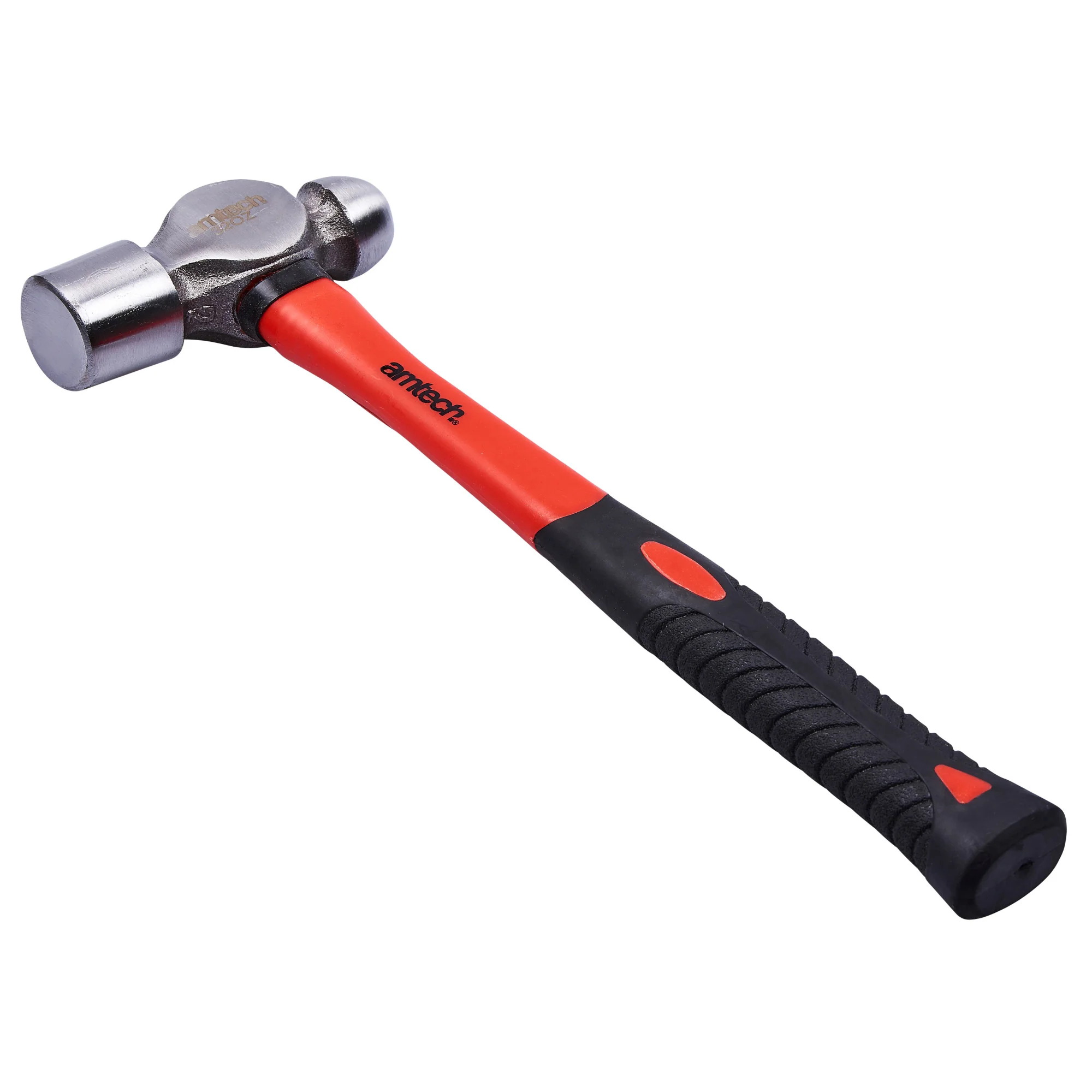 32Oz (1Kg) Ball Pein Hammer With Fibreglass Shaft