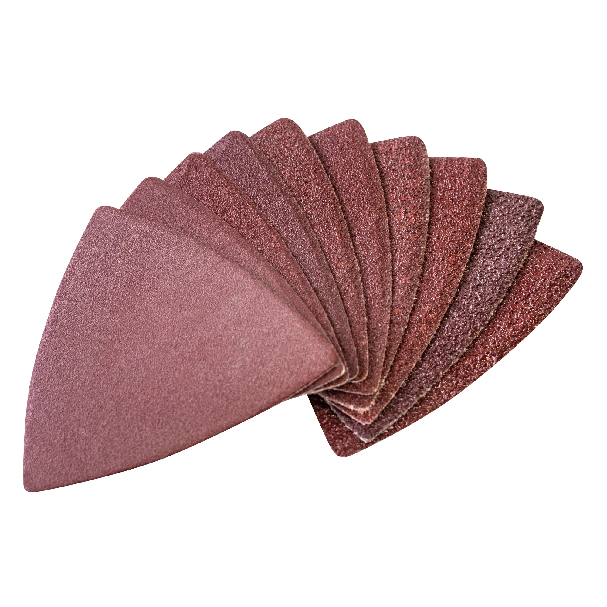 10 Assorted Aluminium Oxide Sanding Sheets