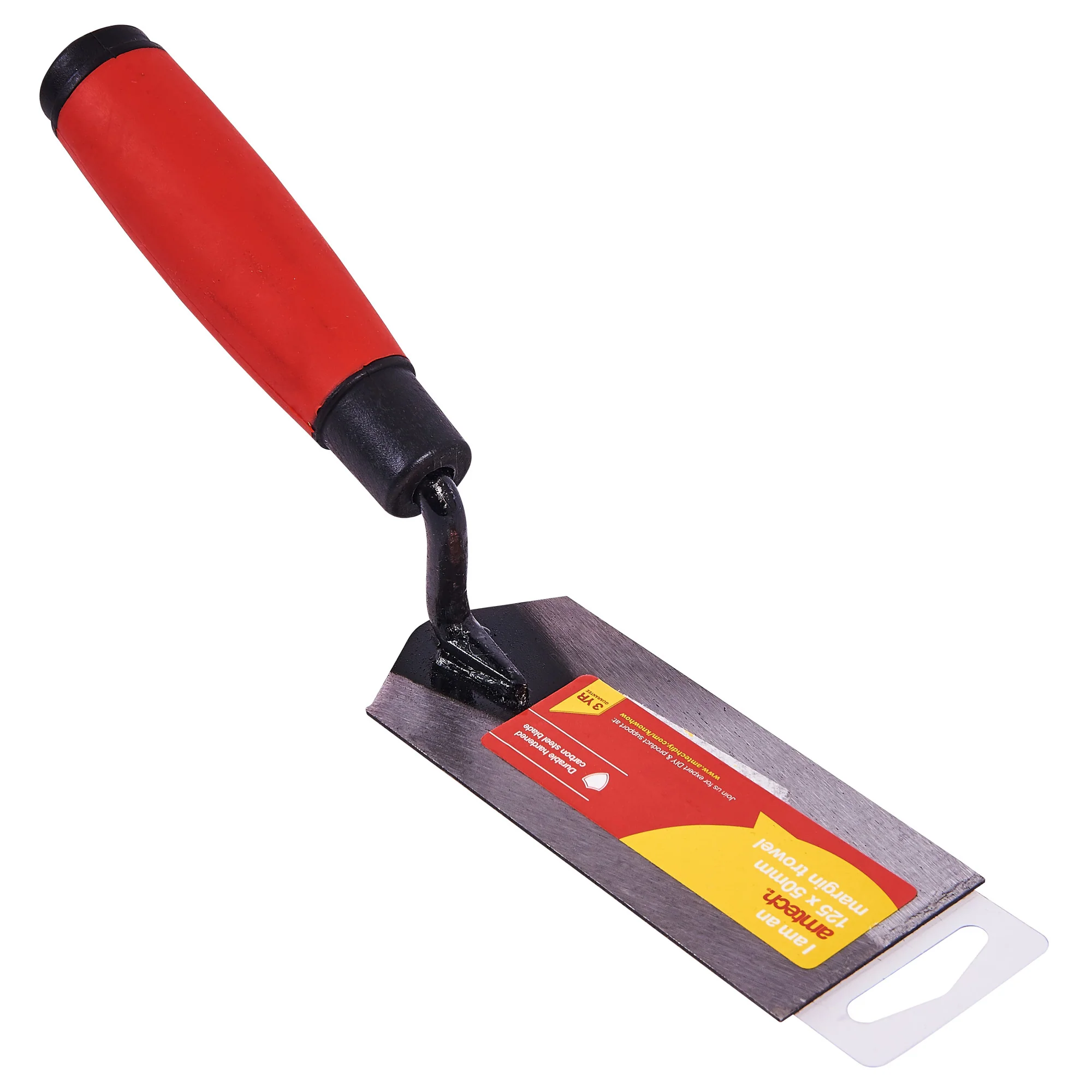 125mm (5″) X 50mm (2″) Margin Trowel With Soft Grip