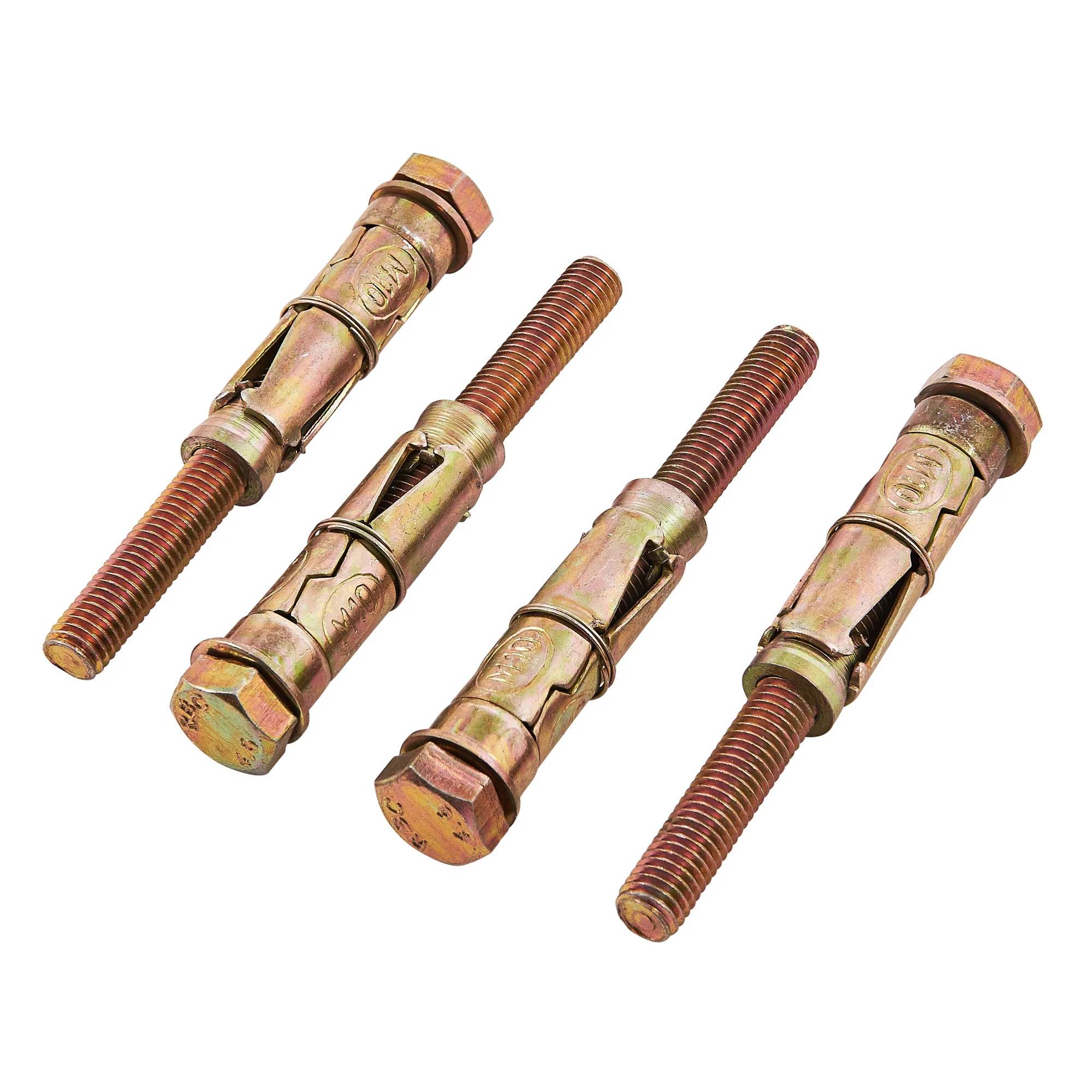 4 Piece M10 X 100mm Expansion Bolts