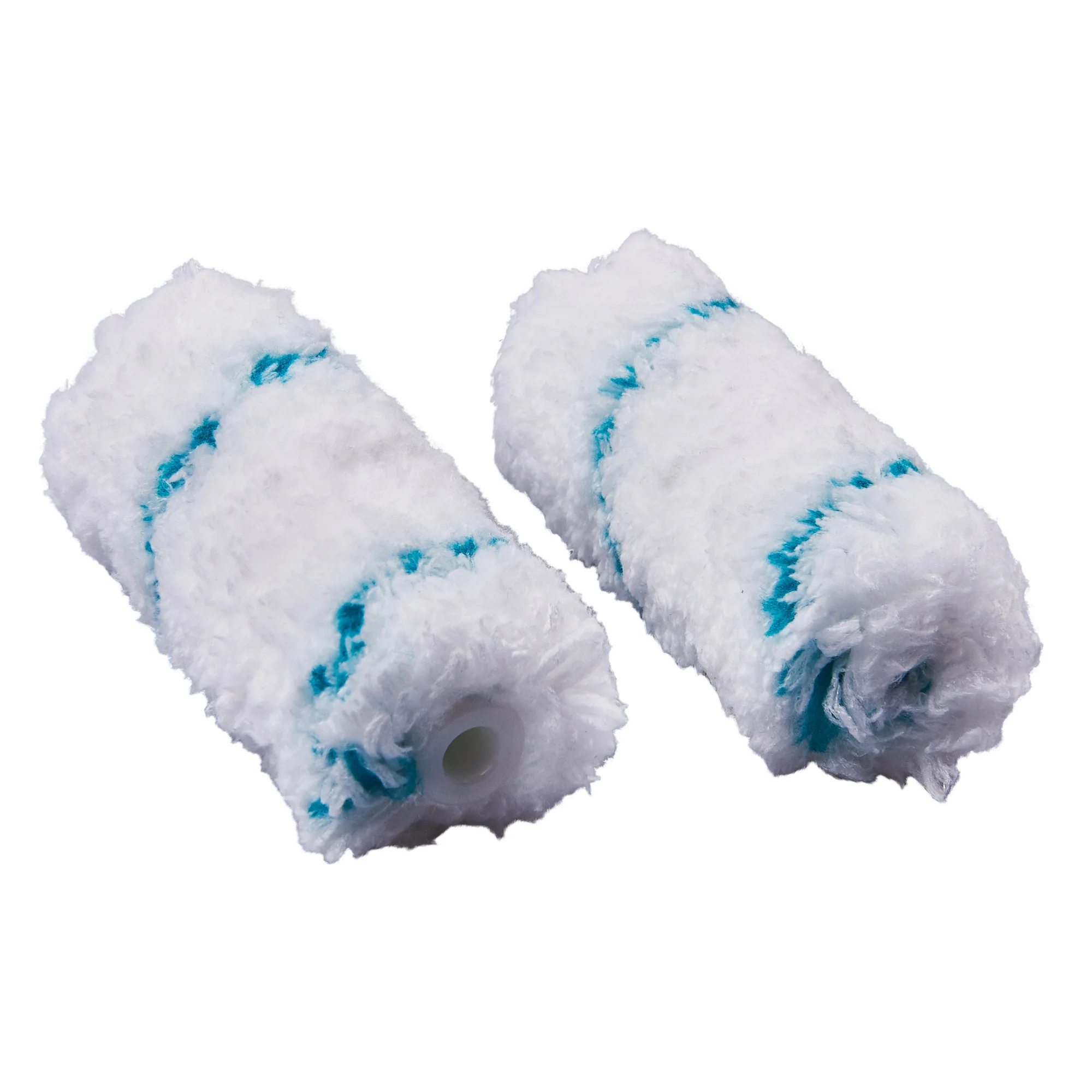 2 Piece 100mm (4″) Long Pile (18mm) Roller Sleeve – Microfibre