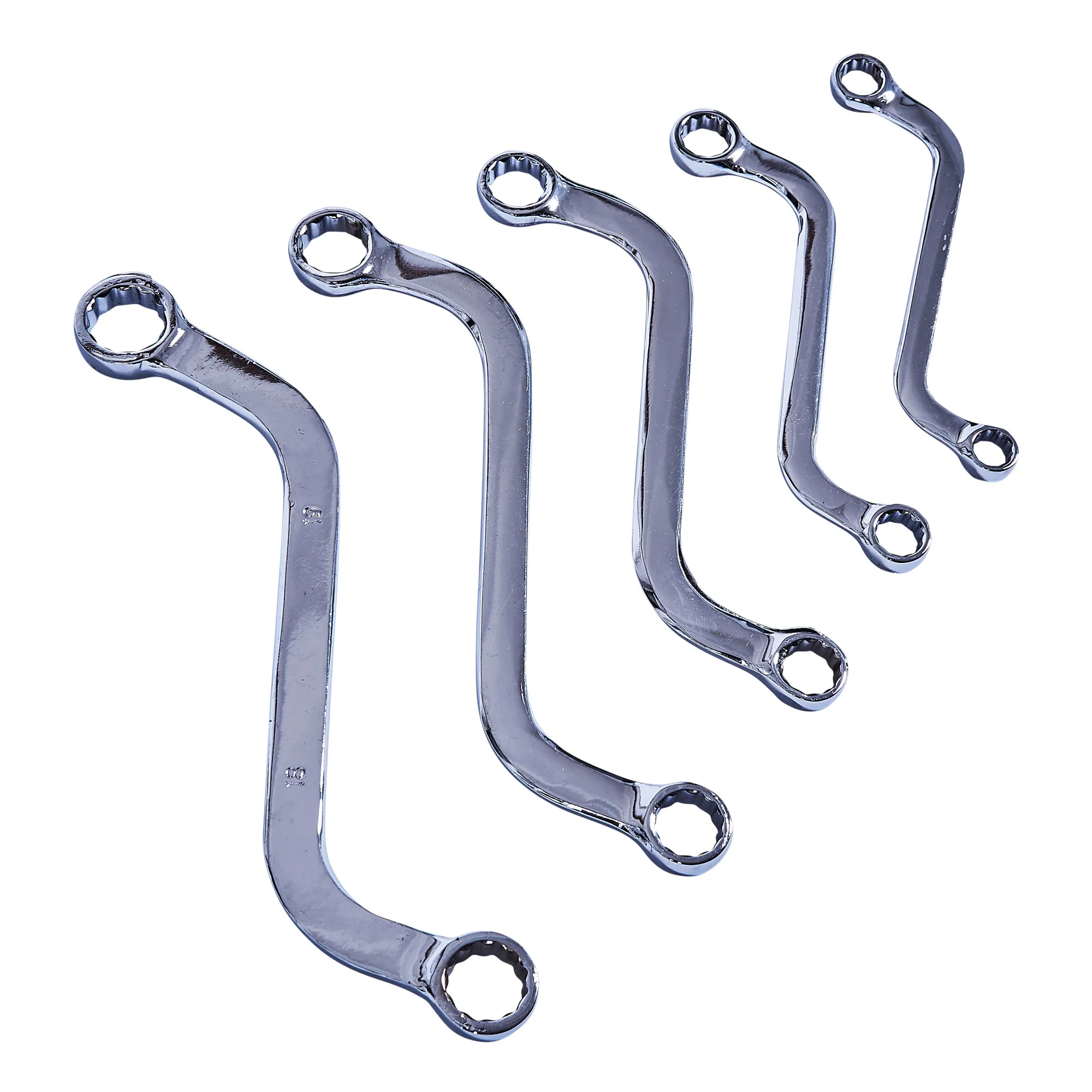 5 Piece S-Shaped Spanner Set