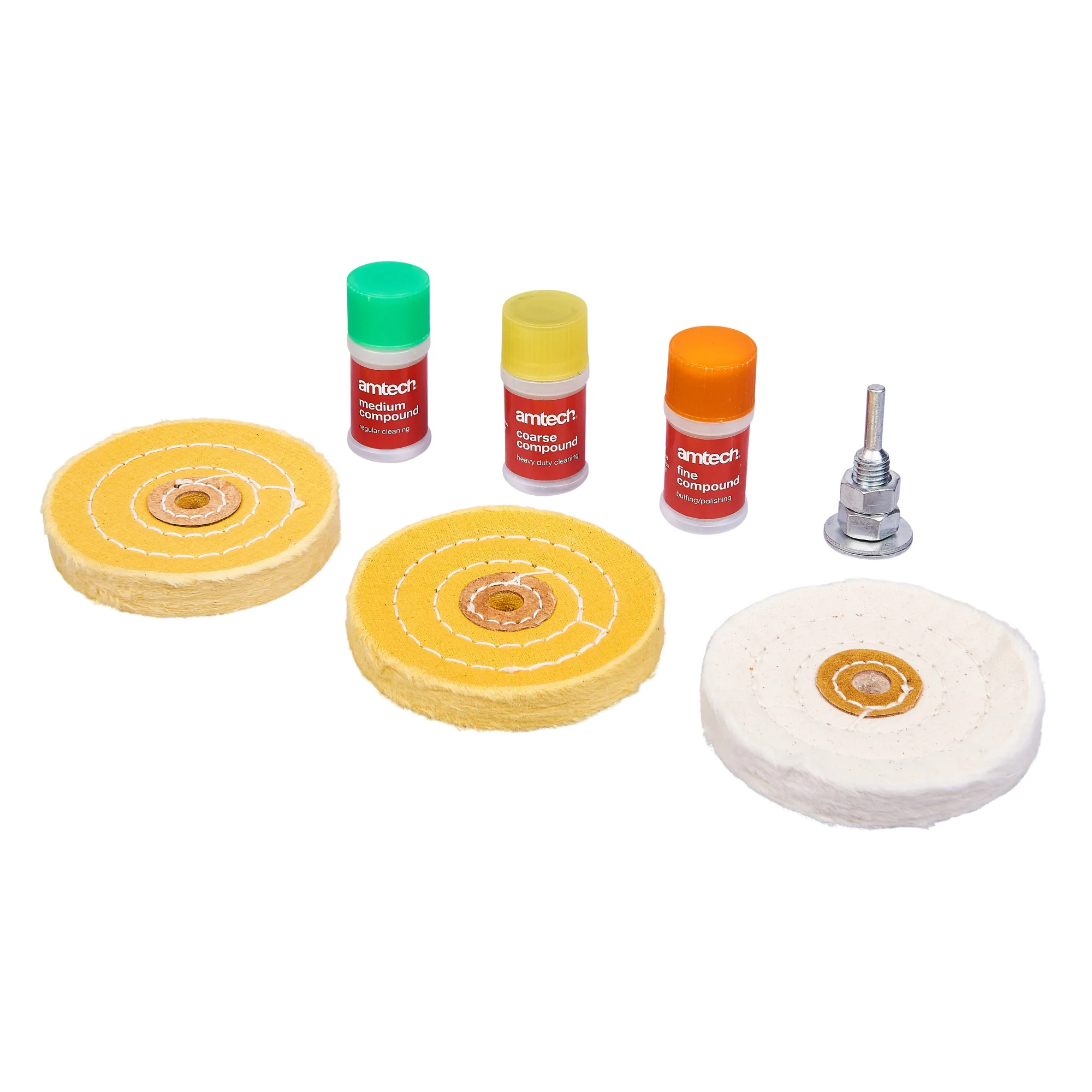 3 Piece Metal Polishing Set