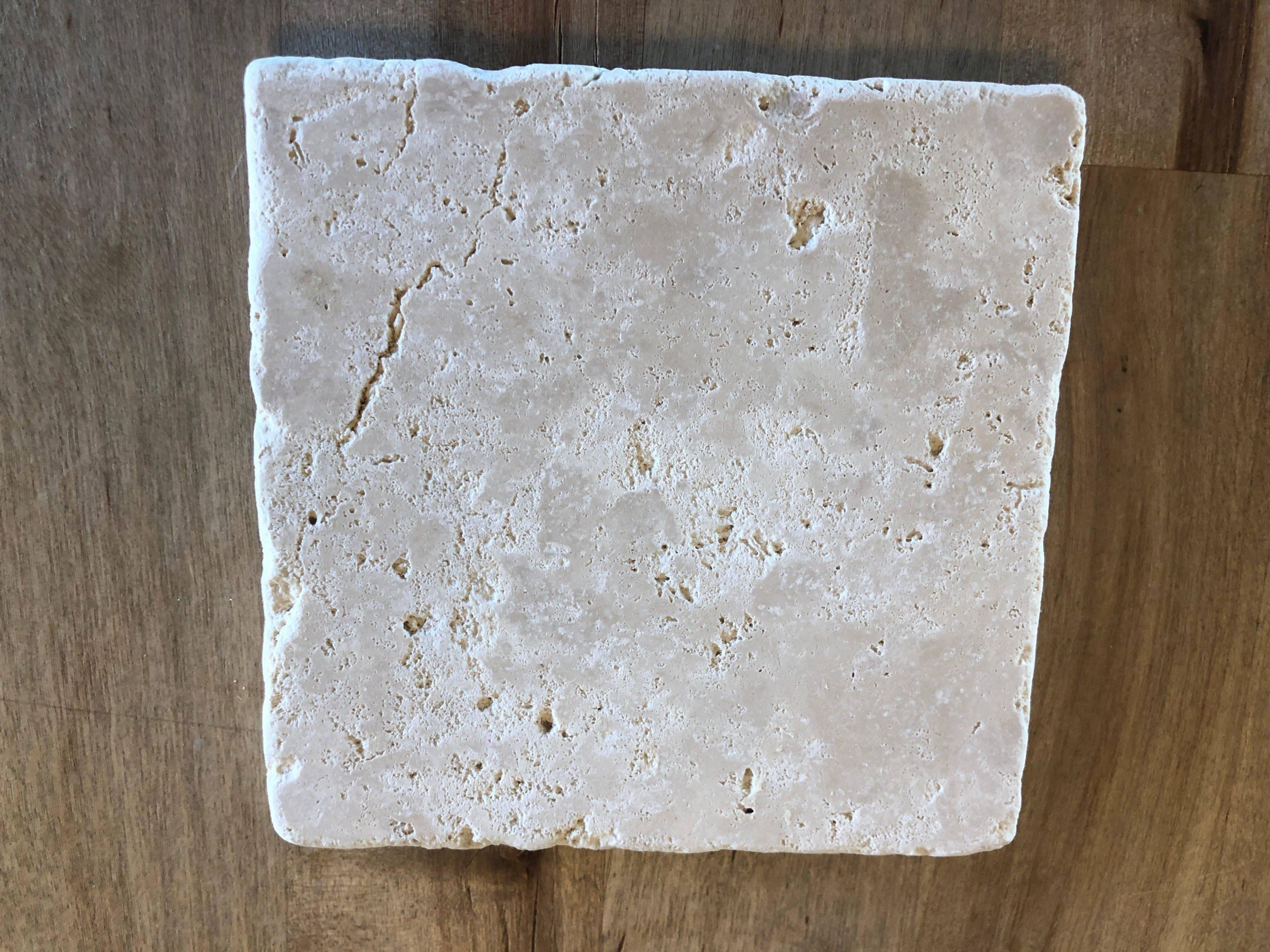 Travertine Marble Candle Coaster – Surface Protector