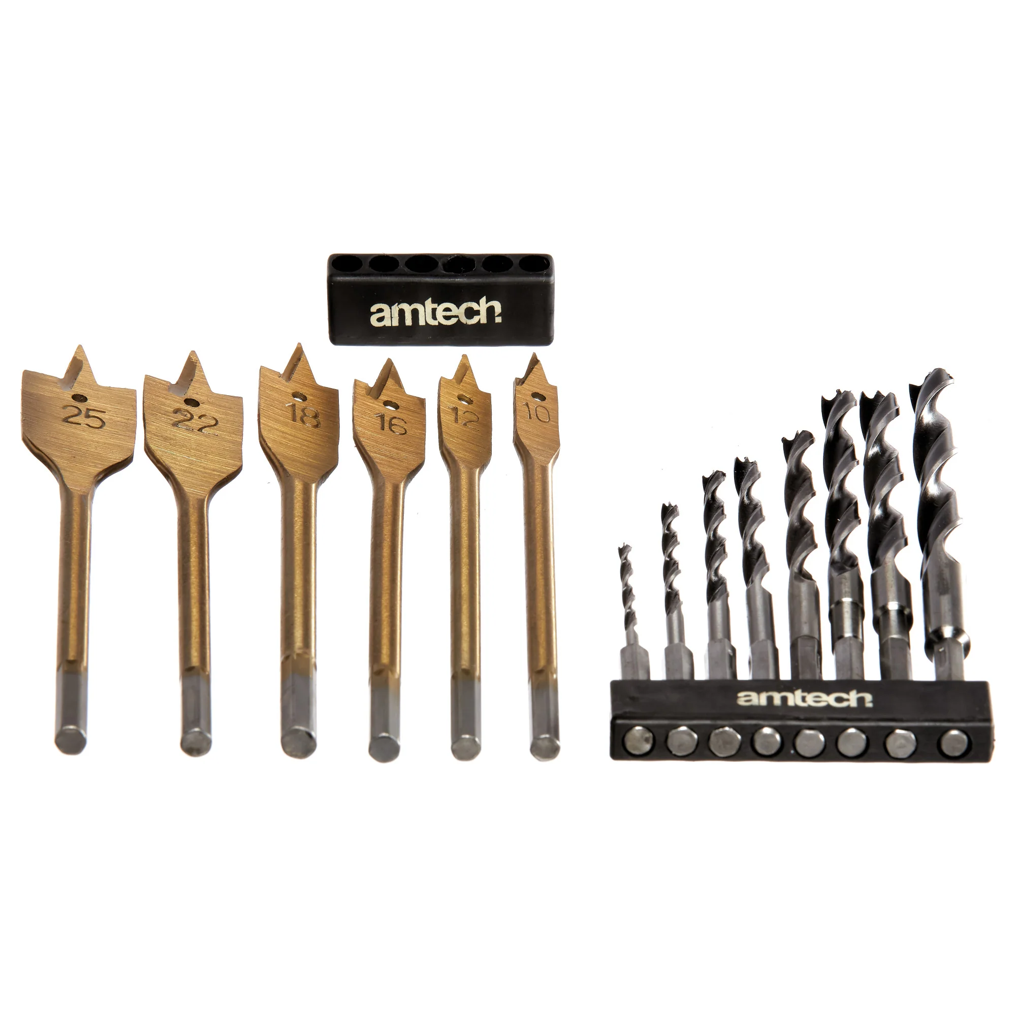 14 Piece Hex Shank Wood Drill Set
