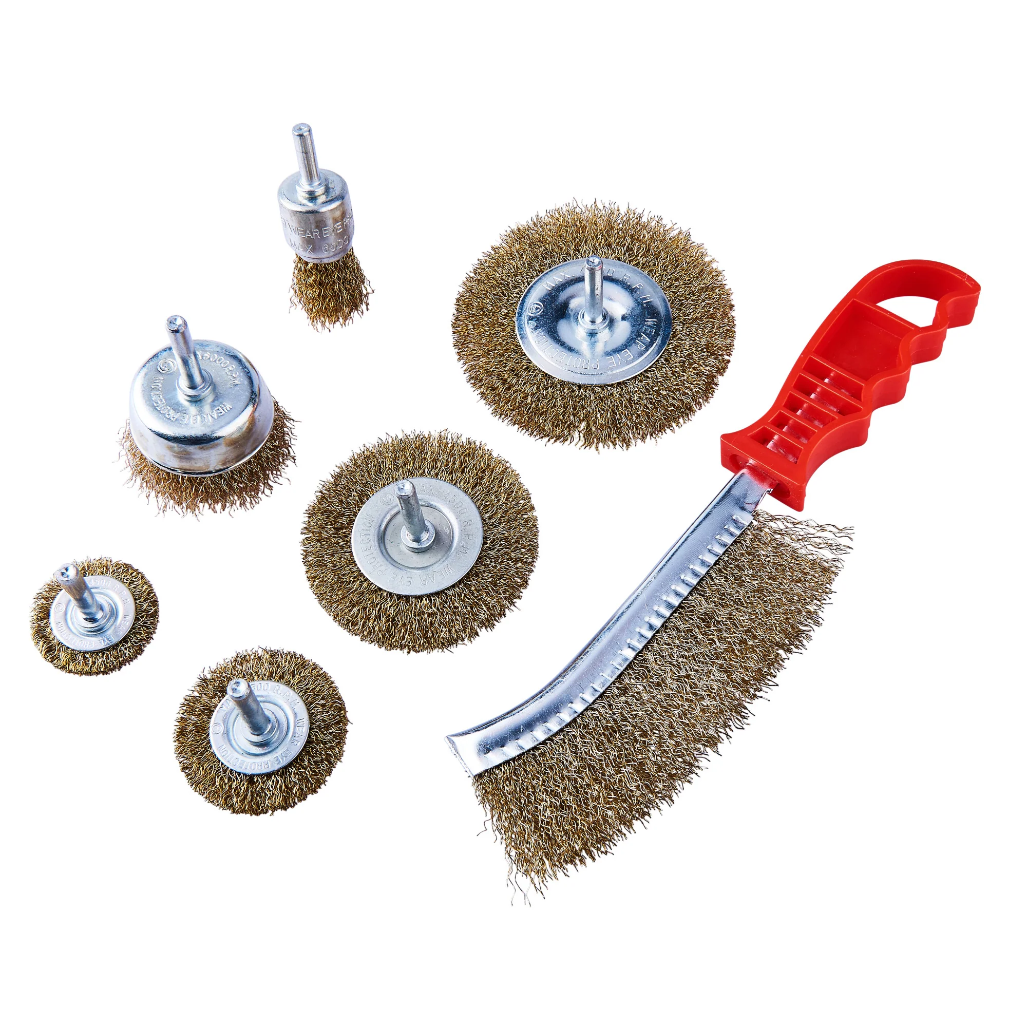 7 Piece Wire Brush Set