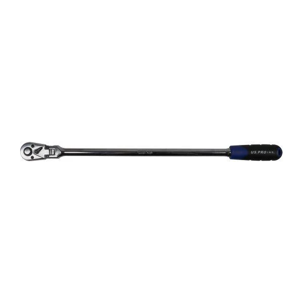 US PRO INDUSTRIAL 3/8″ DR 72T 457mm Flexi Swivel Head Giraffe Ratchet 4214