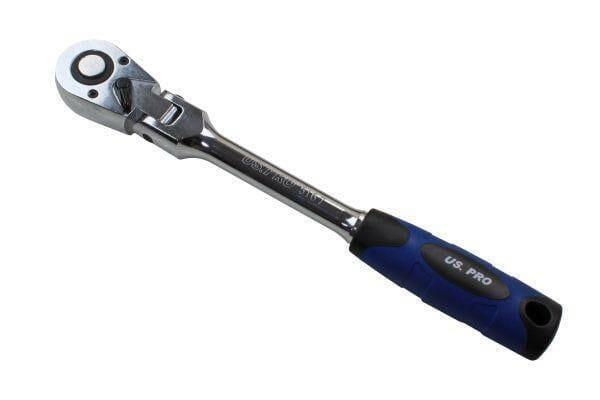 US PRO Tools 1/2″ DR Flexible Head Ratchet Socket Wrench 5167