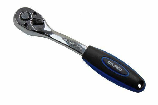 US PRO Tools 3/8″ Drive Quick Release Curved Offset Ratchet 72 Teeth Socket Wrench 4186