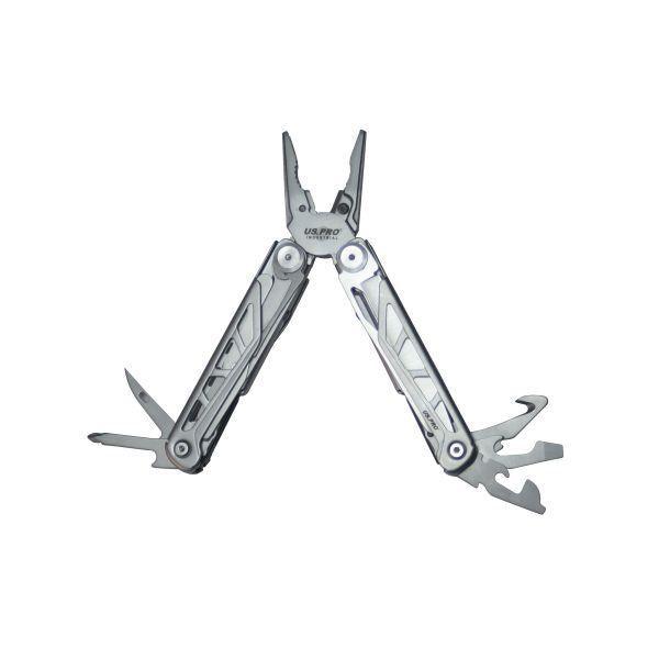 US PRO Tools Stainless Steel Multi Tool – Pliers, Cutters, Screwdriver etc pocket knife 9178