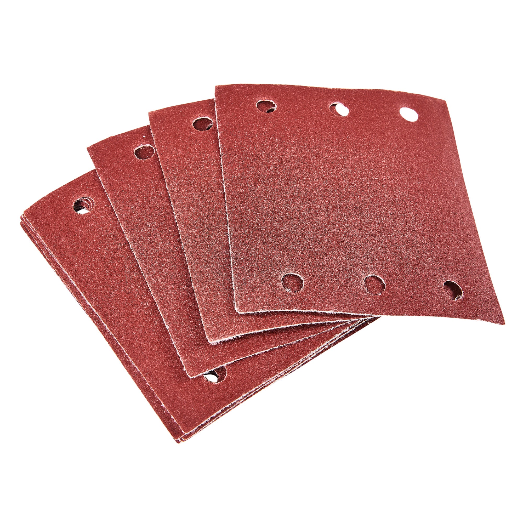 10 X P240 Grit Square Sanding Sheets (110mm X 100mm)
