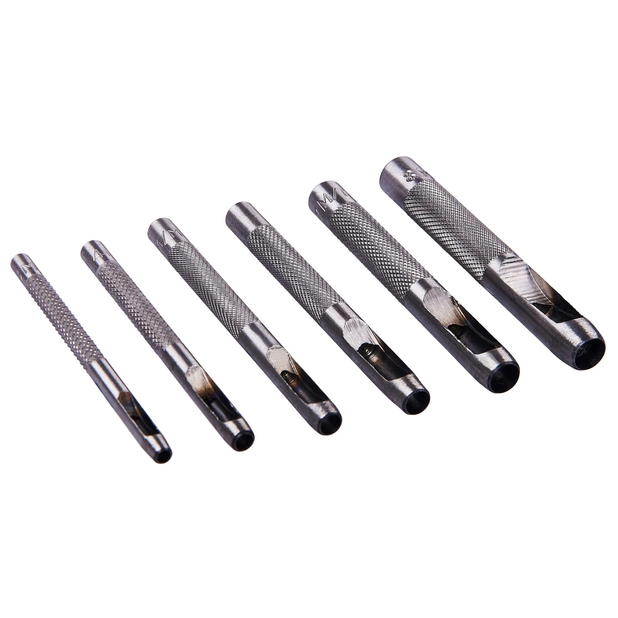 6 Piece Hollow Punch Set