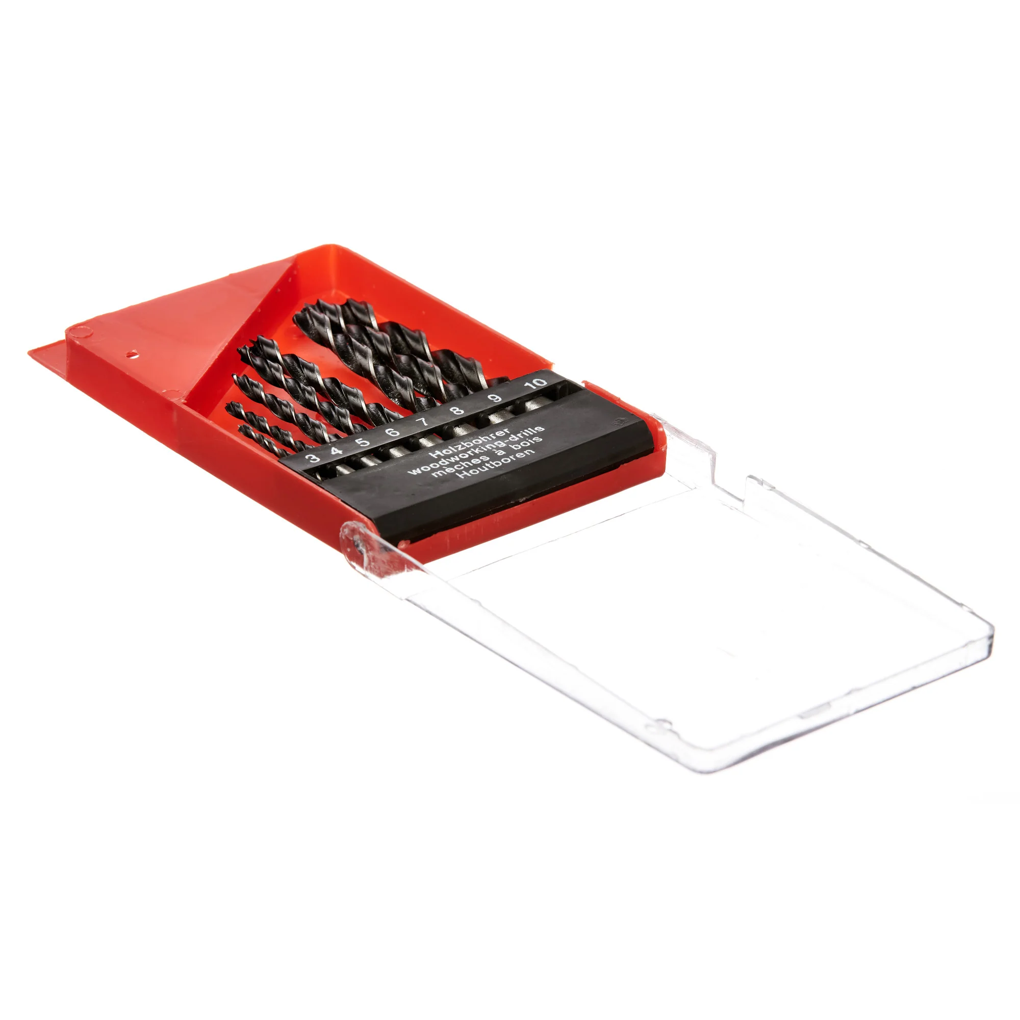8 Piece Wood Drill Bit Set