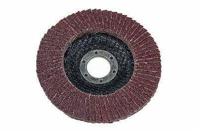 VEWERK BY BERGEN 60g OXIDE FLAP DISCS 115 x 22.2mm  10PK B8024