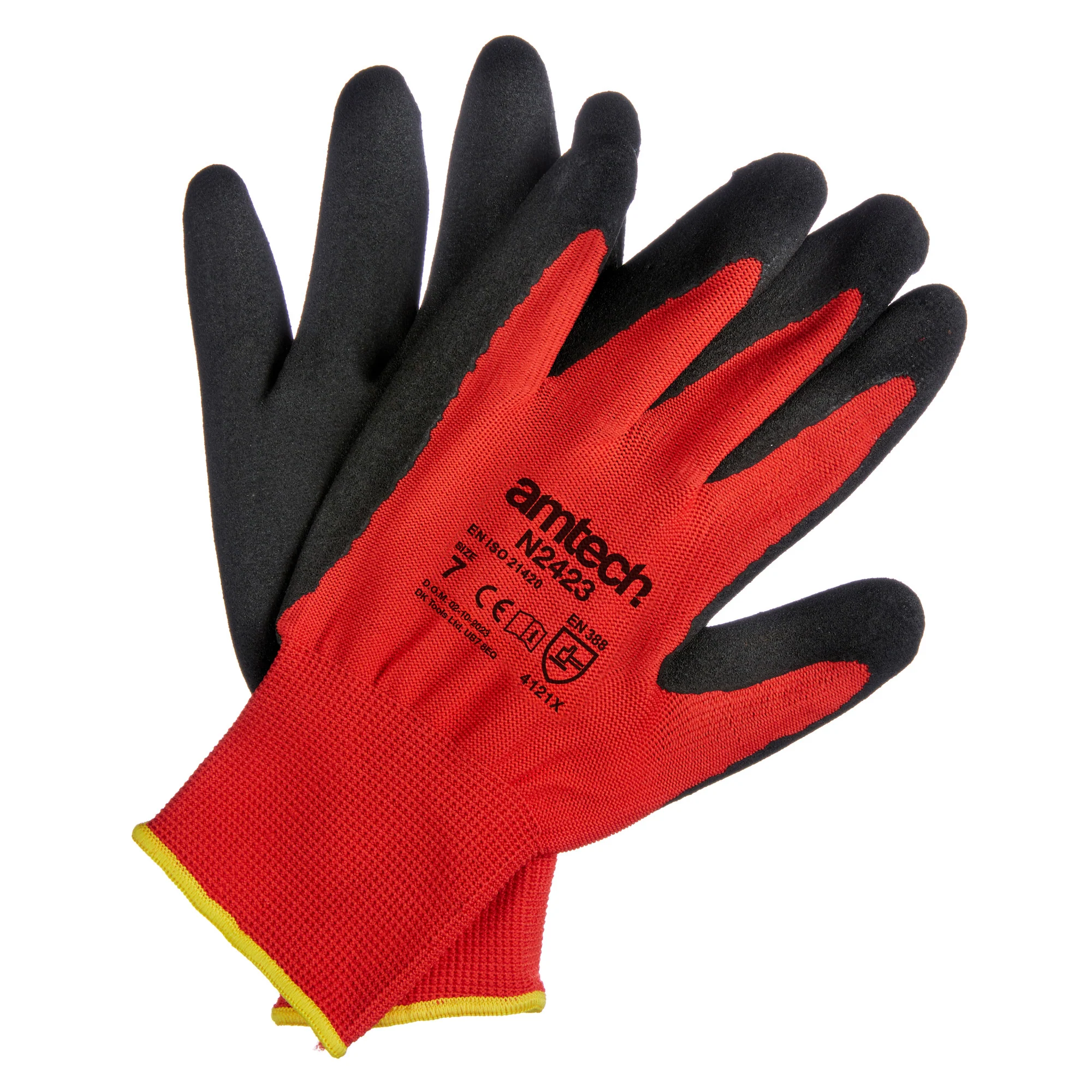 Sml (Size 7) Nitrile Performance Work Gloves