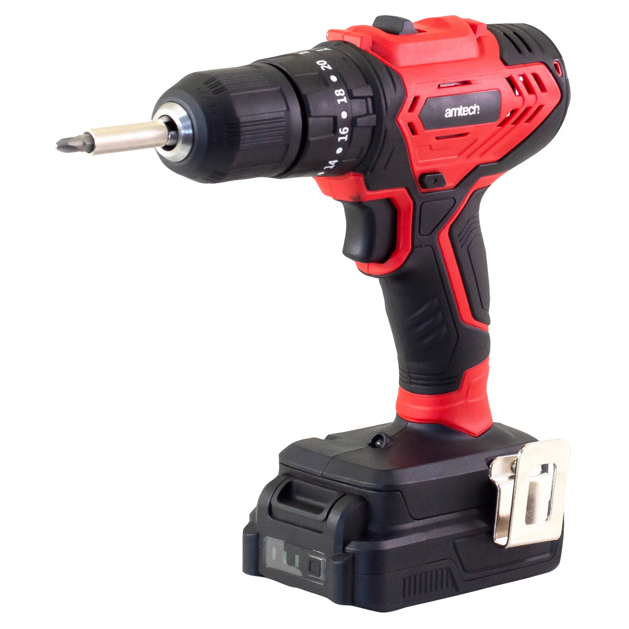 18V 2Ah Li-Ion Cordless Combi Drill